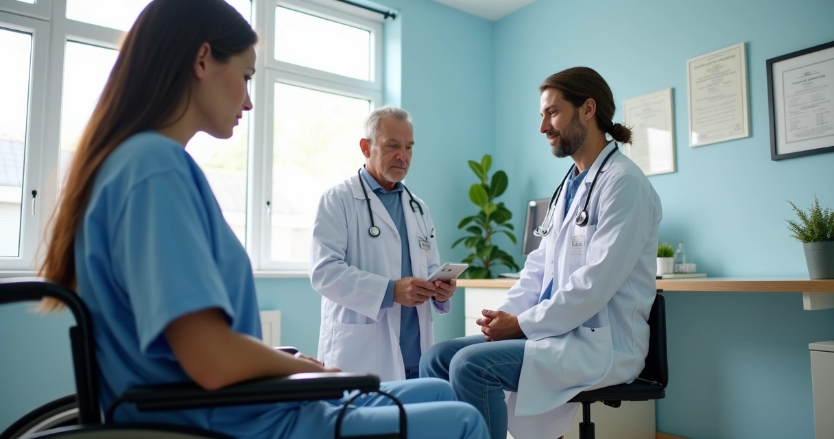 Grupo de médicos avalia candidato deficiente físico para CNH 