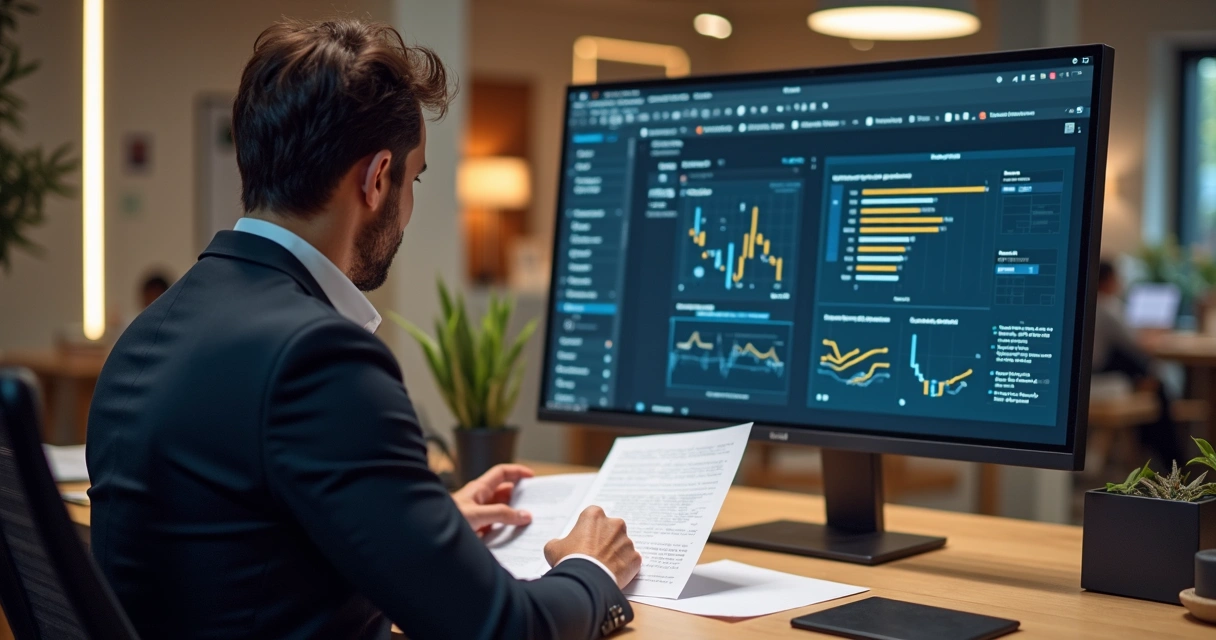 Tela com relatório de compatibilidade de candidatos ao lado de anotações manuais 