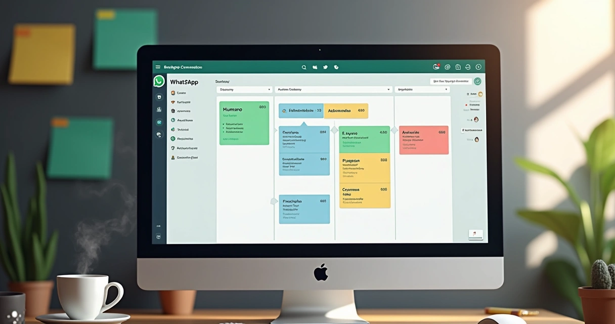 Panel Kanban de WhatsApp automatizado 