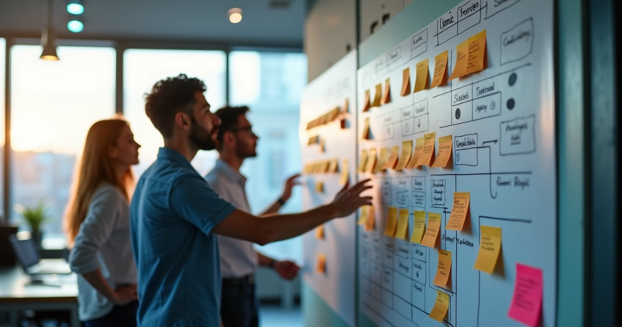 Quadro Kanban integrado ao fluxo DMAIC Lean Six Sigma 
