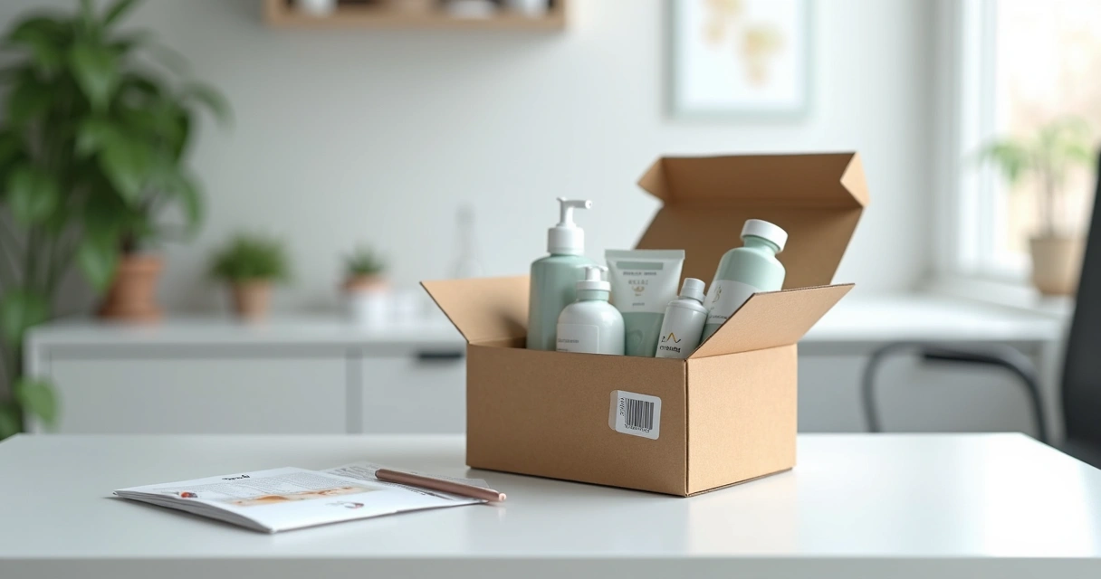 Kit de saúde econômico e personalizado em consultório 