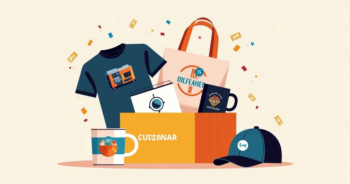 Kit personalizado de produtos para evento corporativo 