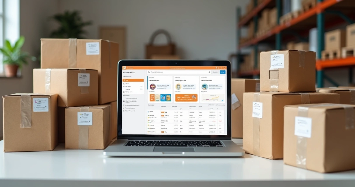 Kits de produtos montados para venda em marketplace
