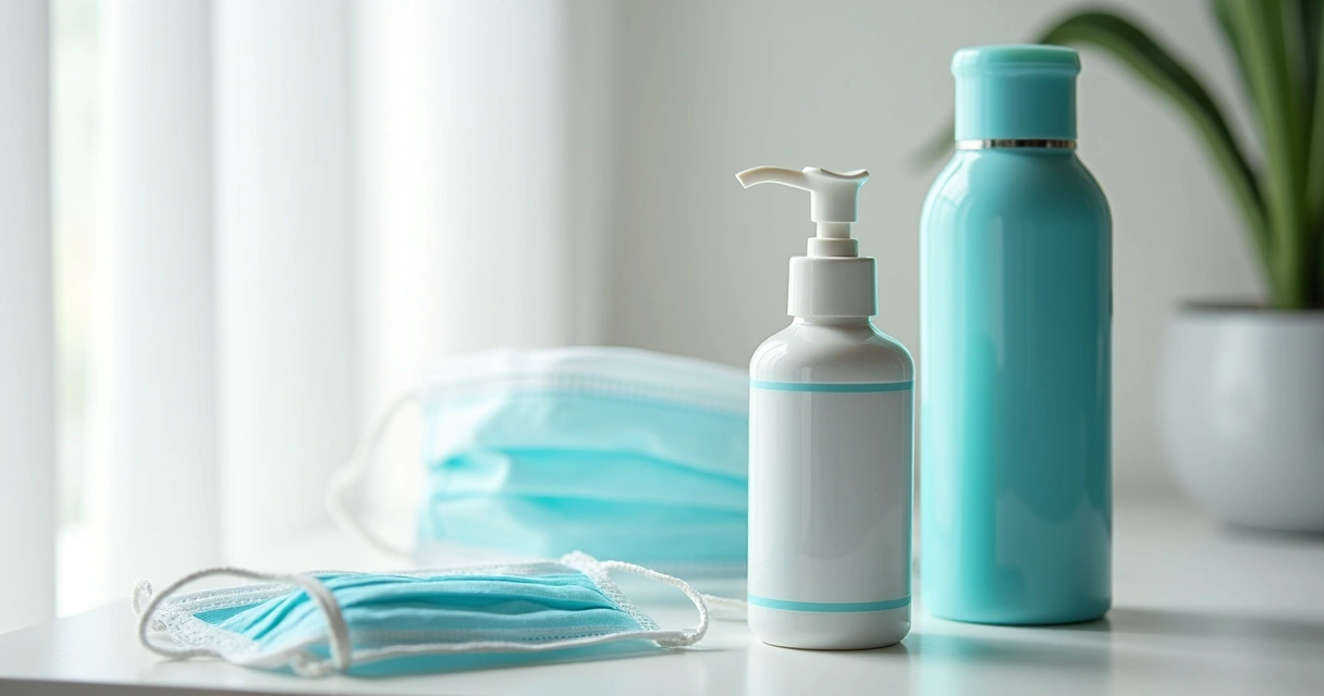 Kit de higiene personalizado para evento de saúde 