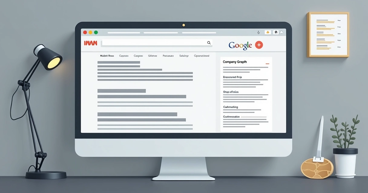 Example of a knowledge panel with summary, image, and quick facts for a brand 