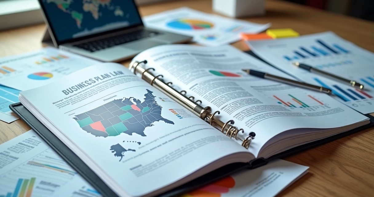 U.S. immigration business plan with market reports and charts