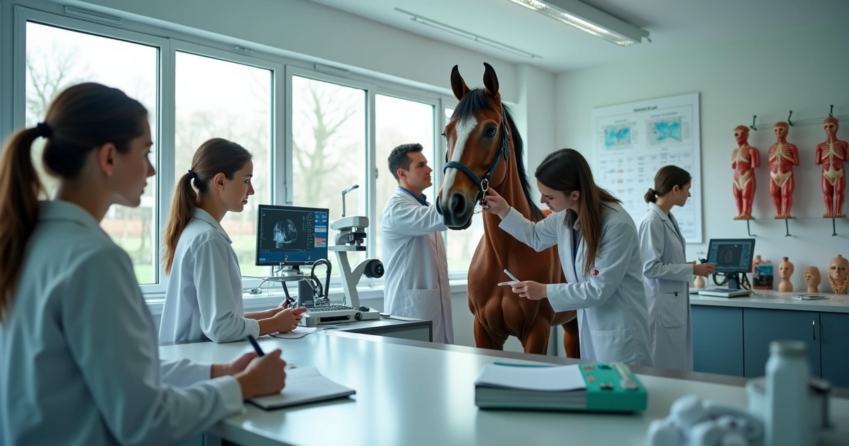 Laboratório universitário para estudos de equinocultura 