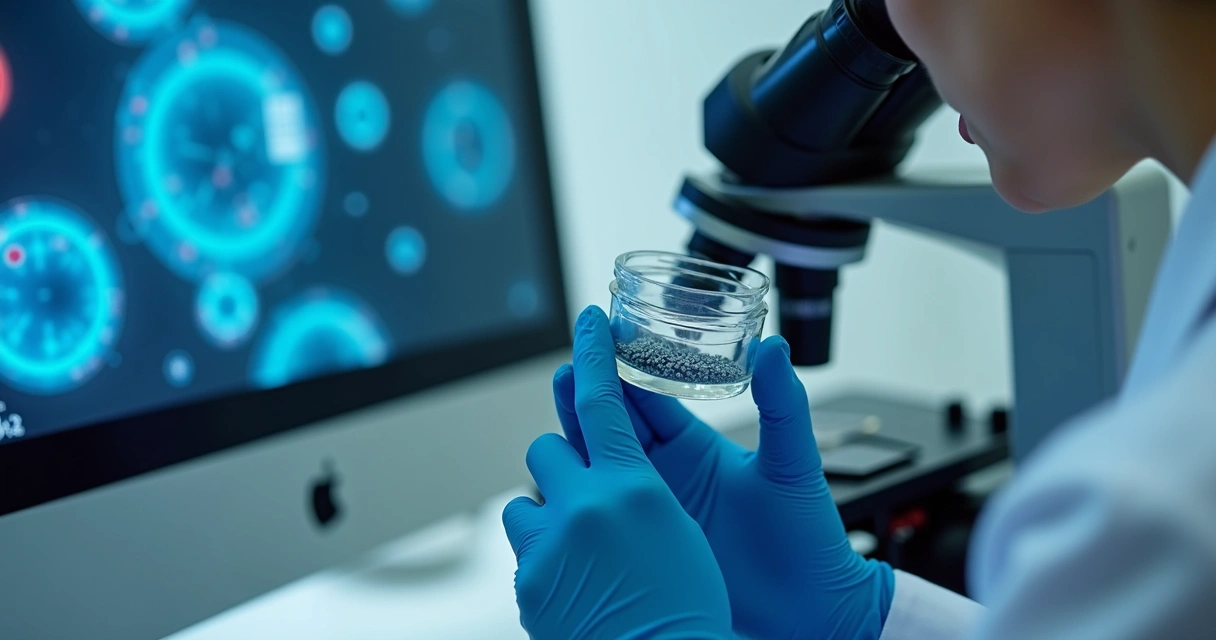 Exame de espermograma analisado após vasectomia 