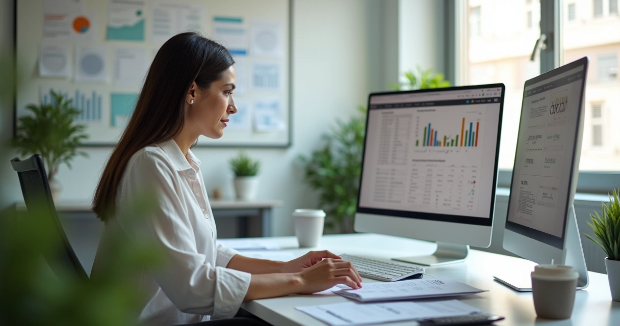 Lançamento de despesas empresariais em sistema digital 