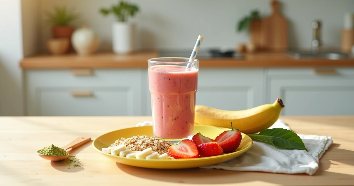 Lanche infantil saudável com moringa em pó 