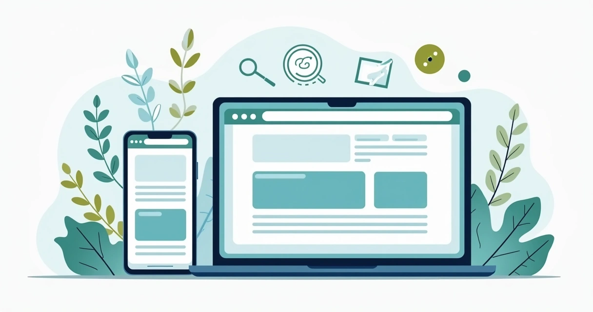 Landing page acessível em celular e notebook
