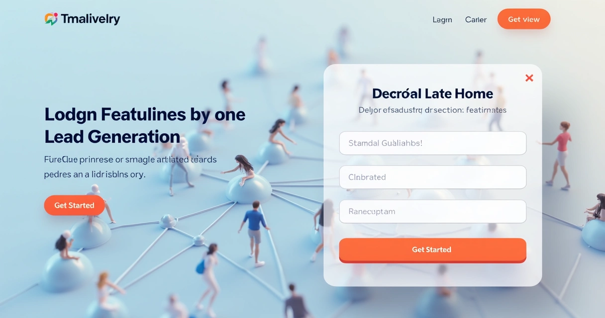Exemplo de landing page para captação de leads com formulário curto