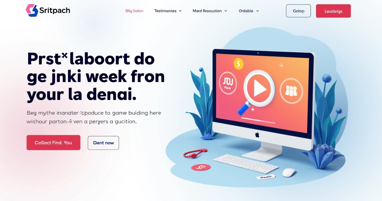Landing page moderna de WordPress para geração de leads. 