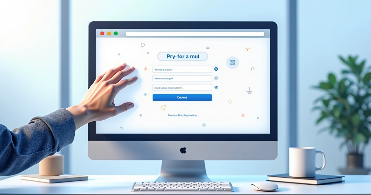 Landing page digital com formulário destacado e elementos de confiança