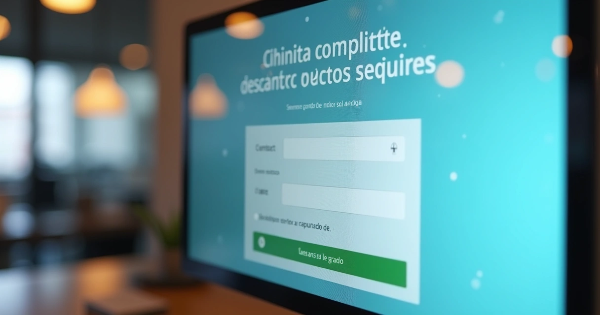 Tela de landing page com sistema de verificação de usuário 