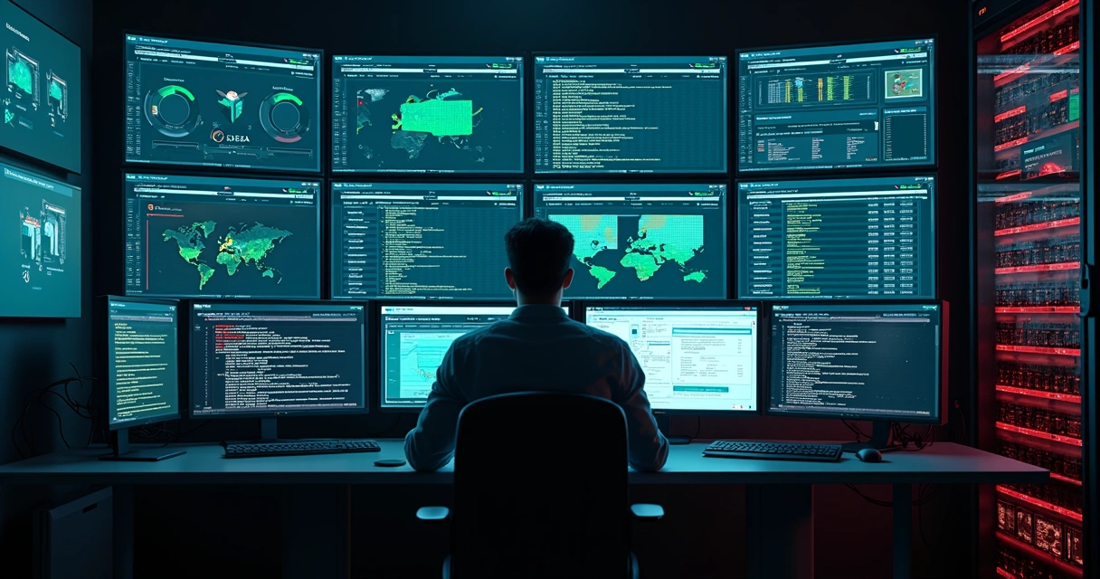 Monitoring dashboard showing Laravel security events and alerts 
