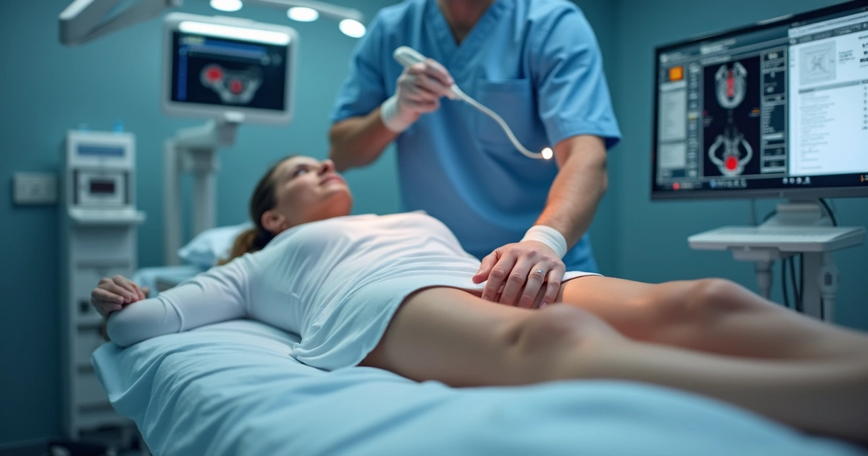 Tratamento de varizes com laser guiado por ultrassom