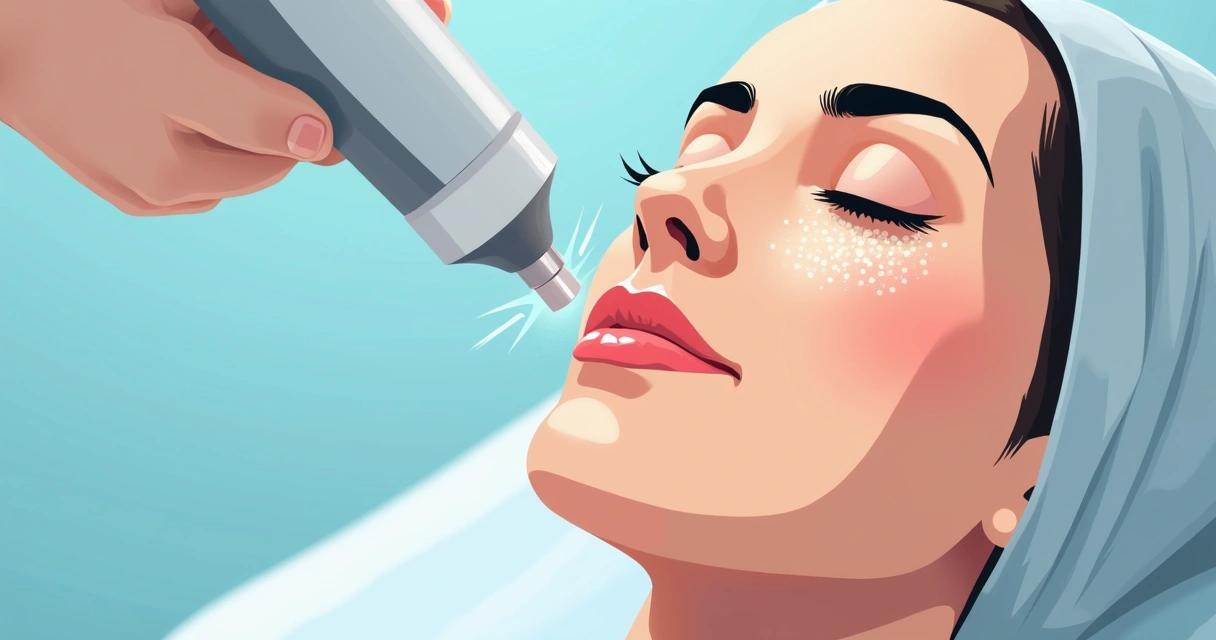 Técnica de rejuvenescimento a laser aplicada em rosto 