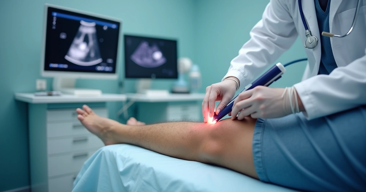 Procedimento a laser para tratamento moderno de varizes 