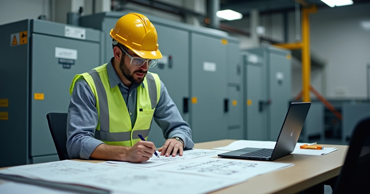 Laudo técnico elétrico em ambiente industrial 