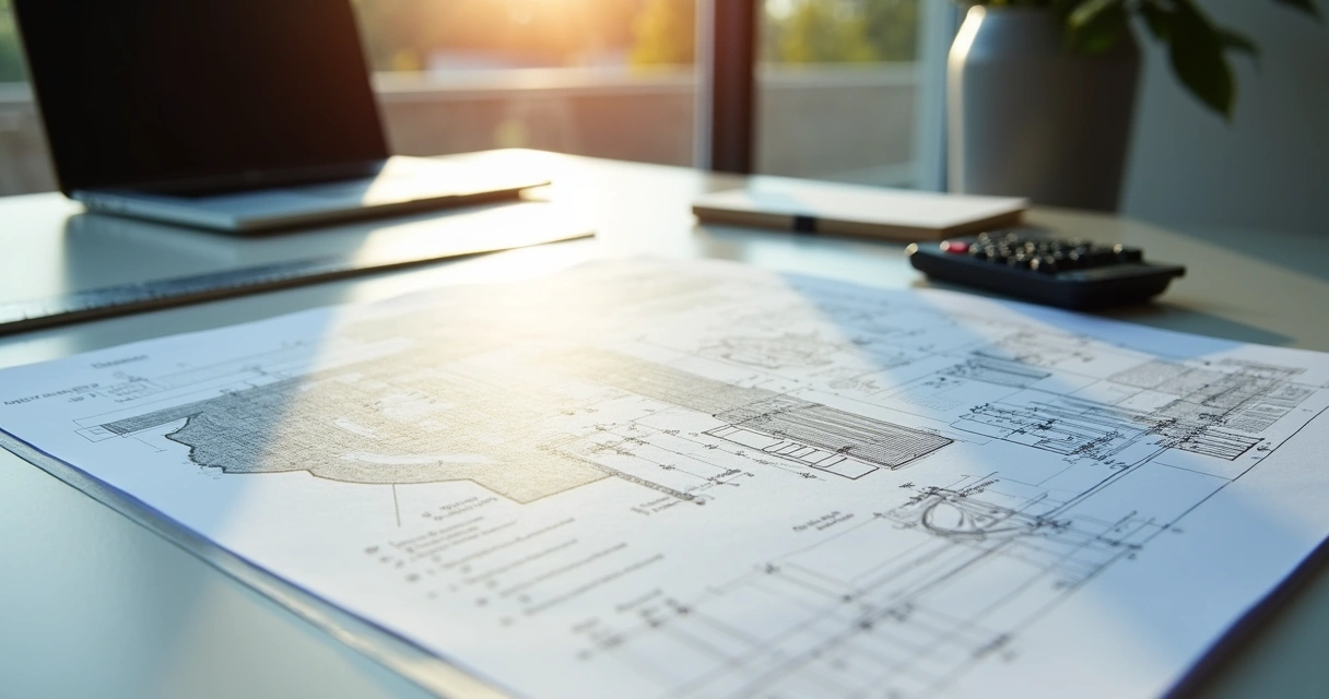 Exemplo de página de laudo técnico com medições e croquis 