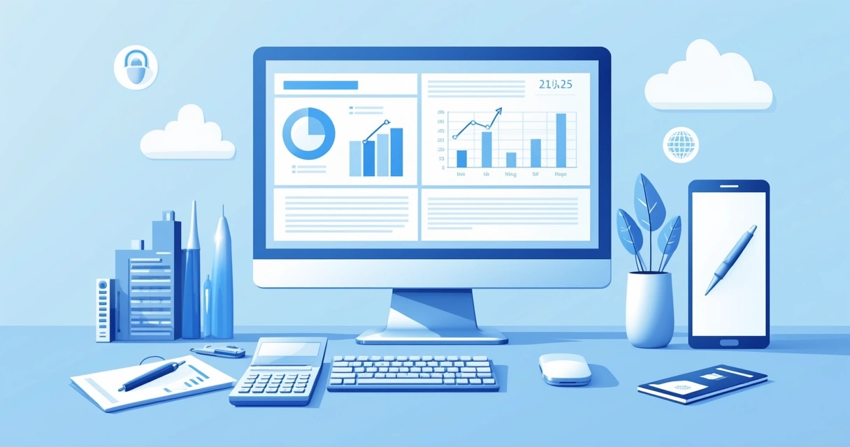 Laudo técnico digital em tela de computador com gráficos de engenharia 