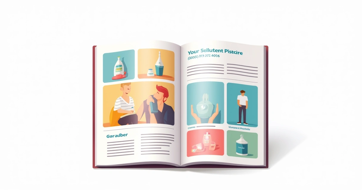 Página catálogo empresa visual atraente