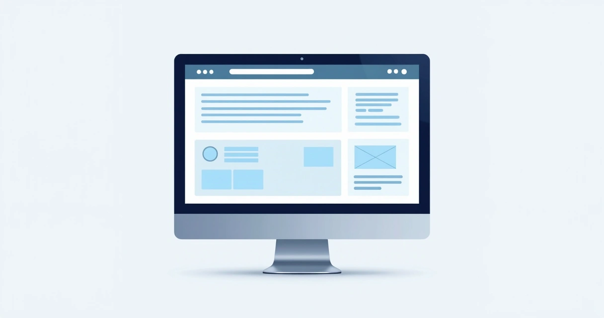 Layout de portal governamental com cores neutras, menus claros e áreas de destaque acessíveis 
