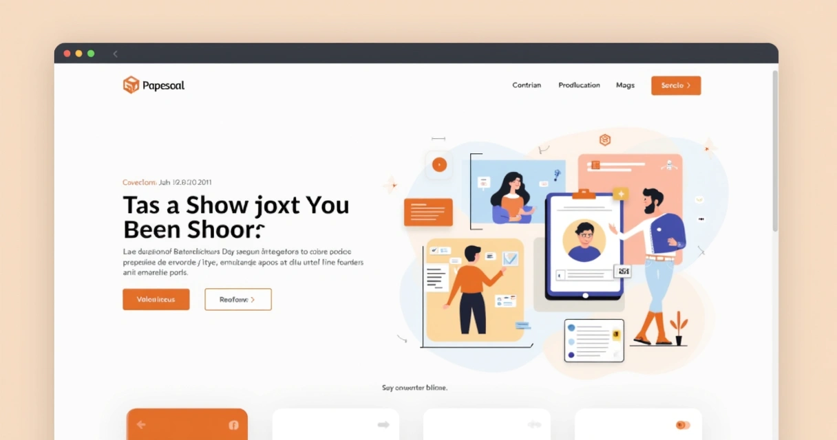 Página inicial com layout limpo e organizado, com menu visível e áreas bem separadas 
