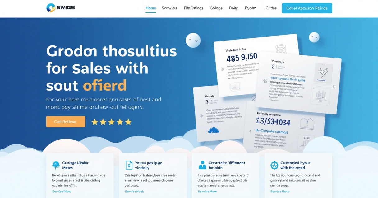 Layout de página de venda com elementos de alta conversão 