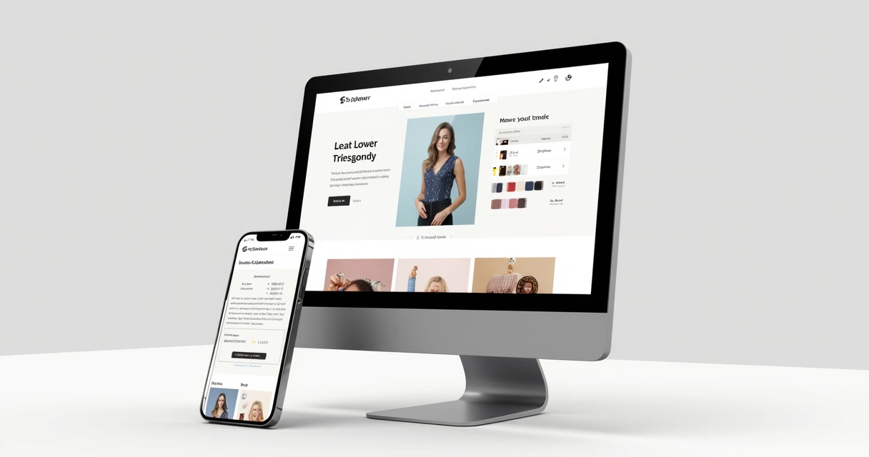 Página de produto personalizada com fotos e avaliações 