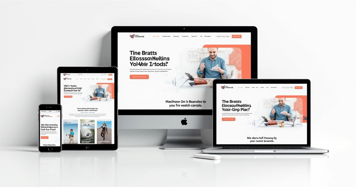 Simulação de layout responsivo em diferentes dispositivos 
