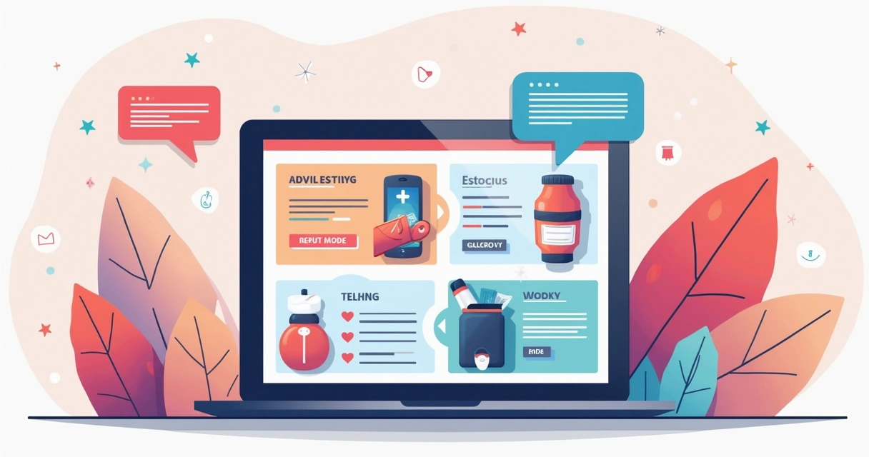 Layout limpo e colorido de catálogo digital de distribuidores 