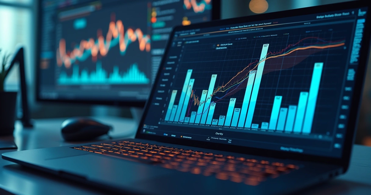 Tela de computador exibindo painel detalhado de análise do uso da plataforma Prospectei com gráficos, filtros avançados e lista de leads 