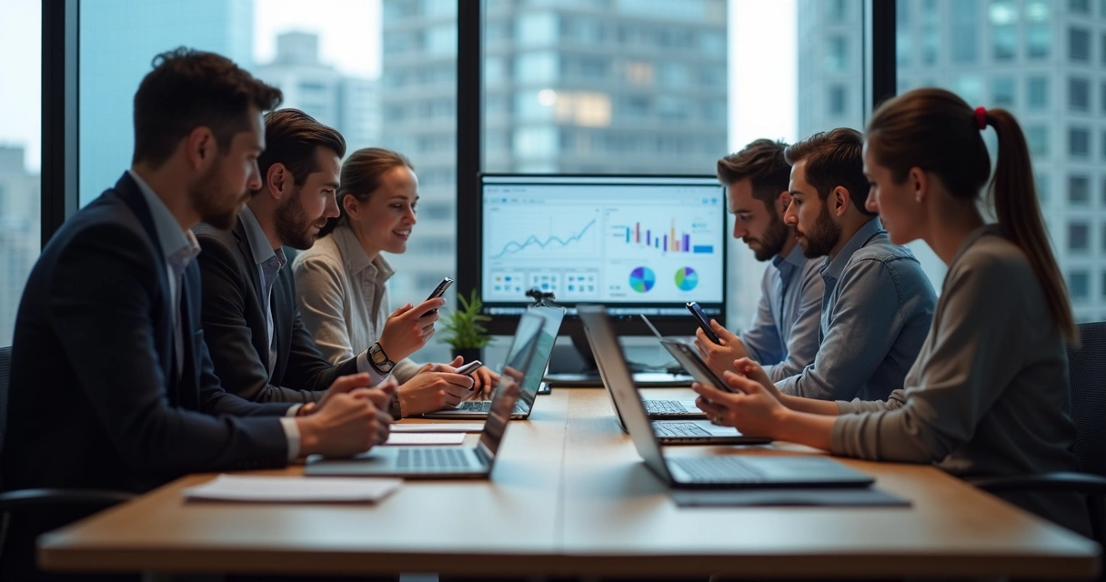 Equipe de vendas recebendo alertas de leads engajados 