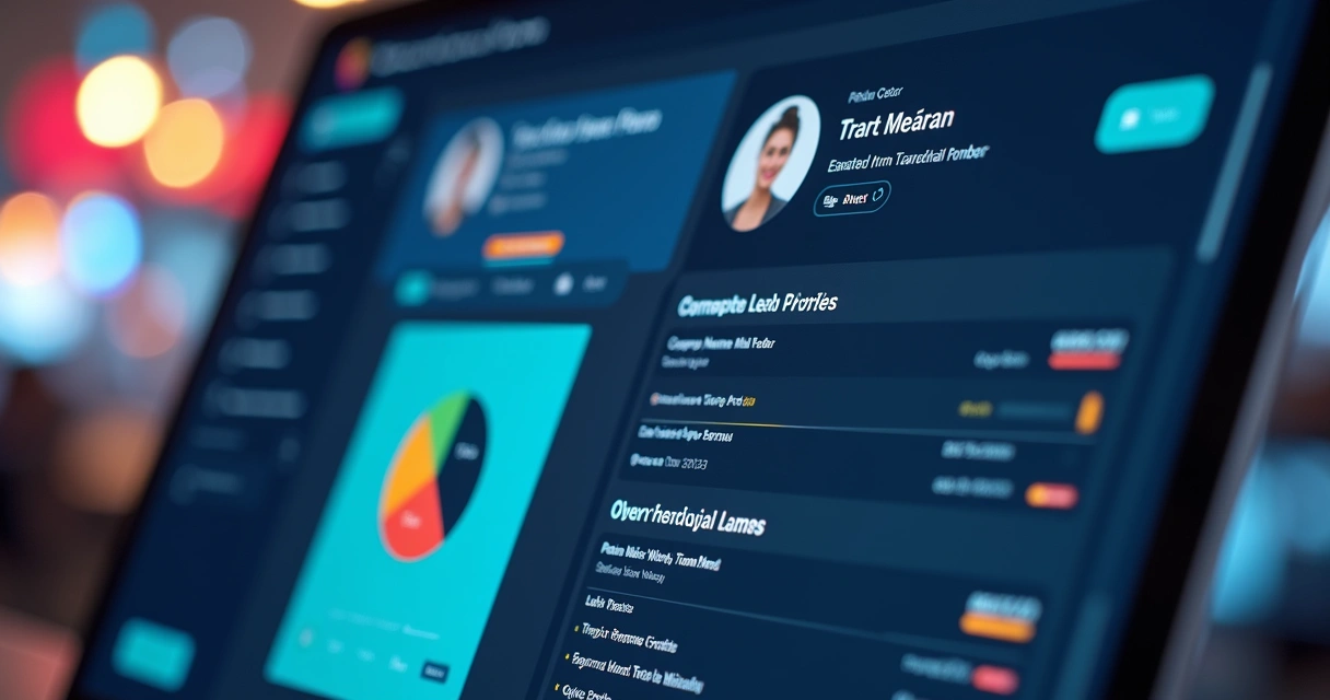 Ficha completa de lead com telefone, empresa, faturamento e LinkedIn 