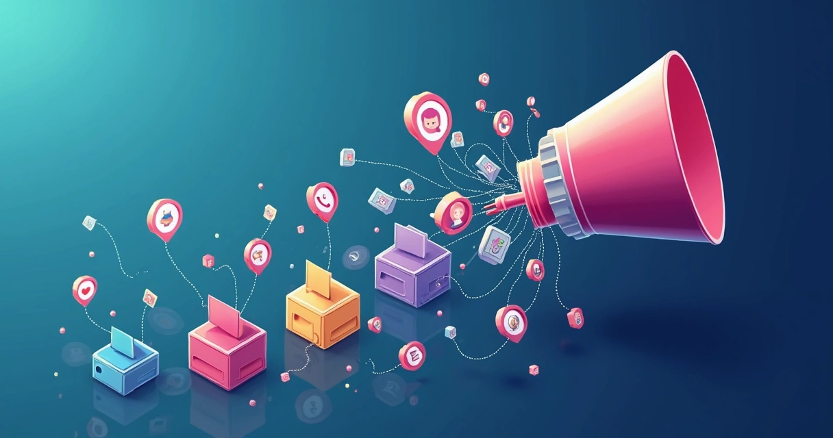 Representação visual da geração de leads por funil digital para PME 