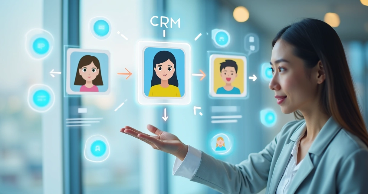 Lead sendo passado do marketing para vendas dentro de um CRM digital