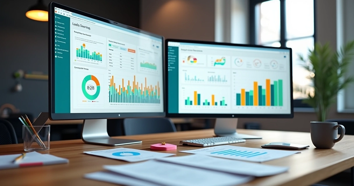 Painel de lead scoring em campanhas 
