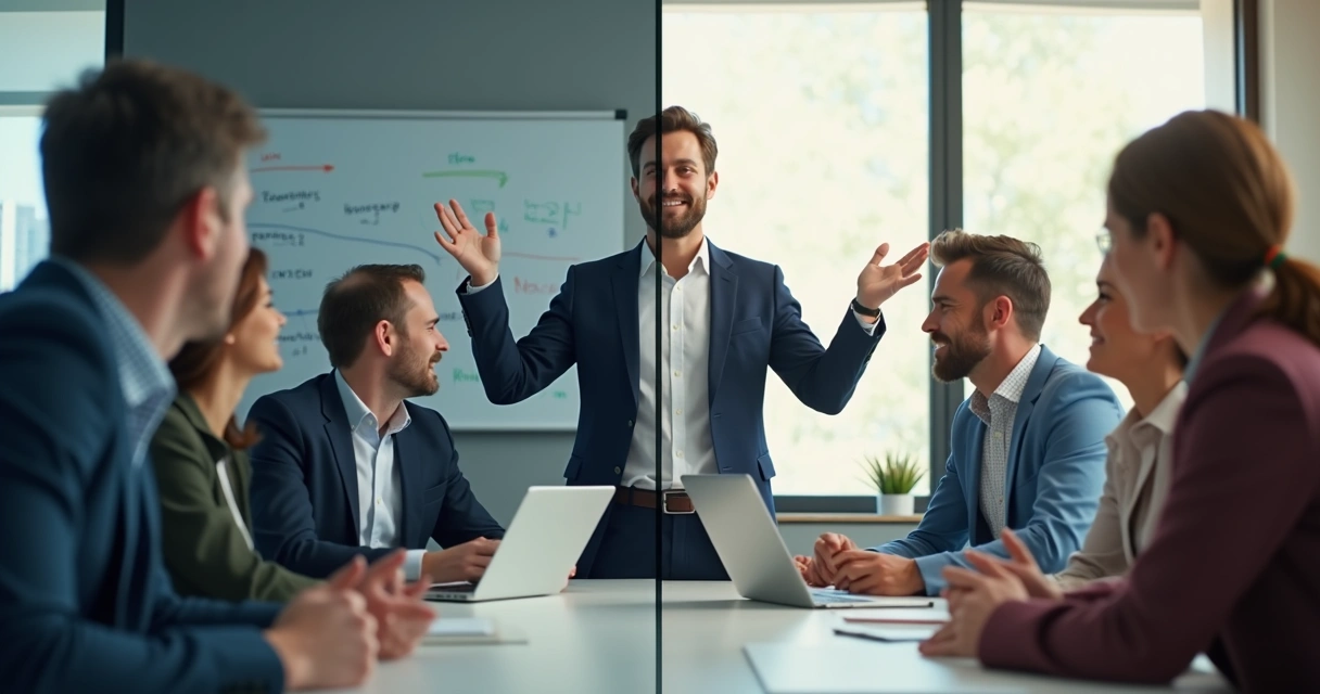 Leader shifting communication style with team members
