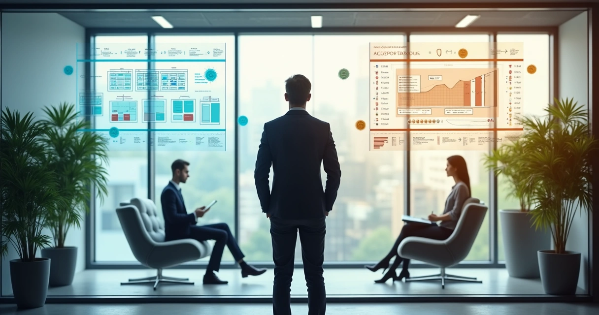 Leader choosing between coaching and management approach