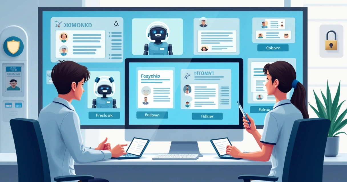 Conceito de leads fraudulentos em marketing médico 