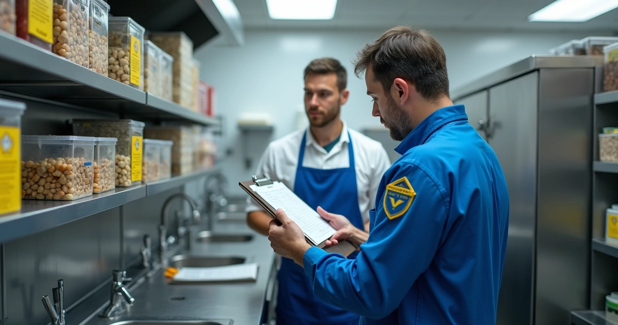 Fiscalização em unidade de alimentação coletiva 