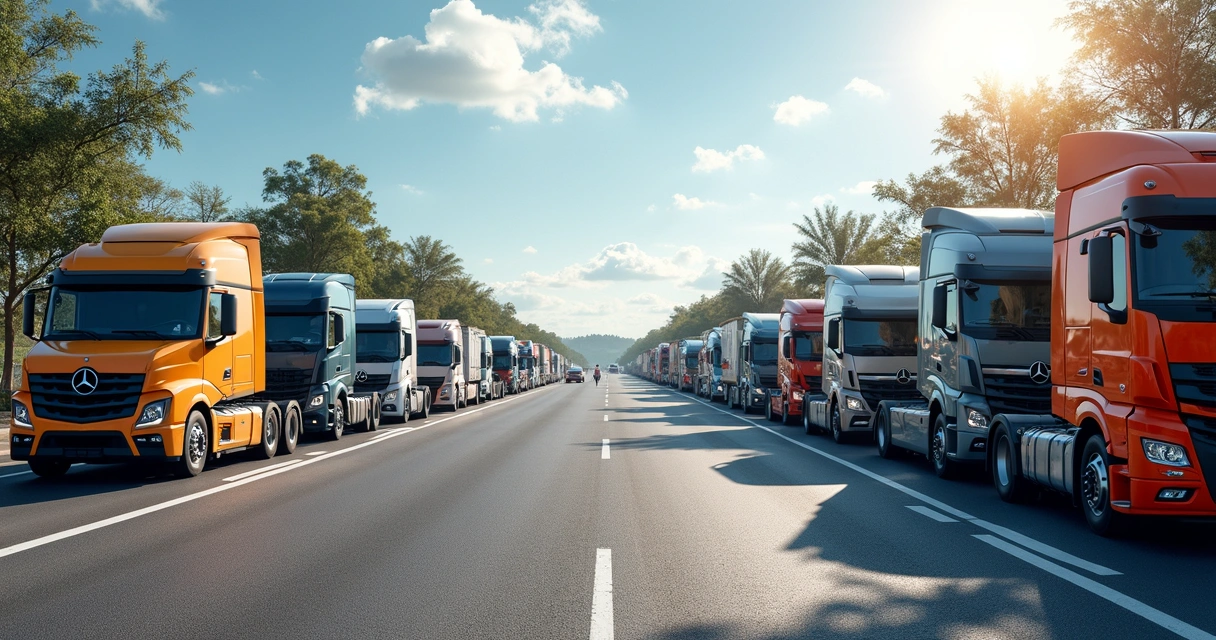 Pátio de leilão com vários carros diferentes estacionados lado a lado 