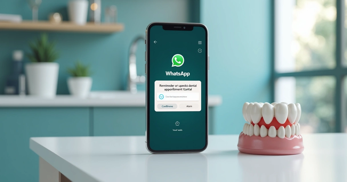 Notificação de lembrete de consulta odontológica automatizada 
