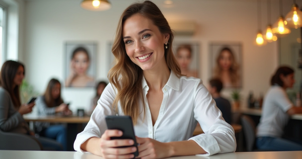 Mensagem de lembrete de agendamento enviada pelo WhatsApp