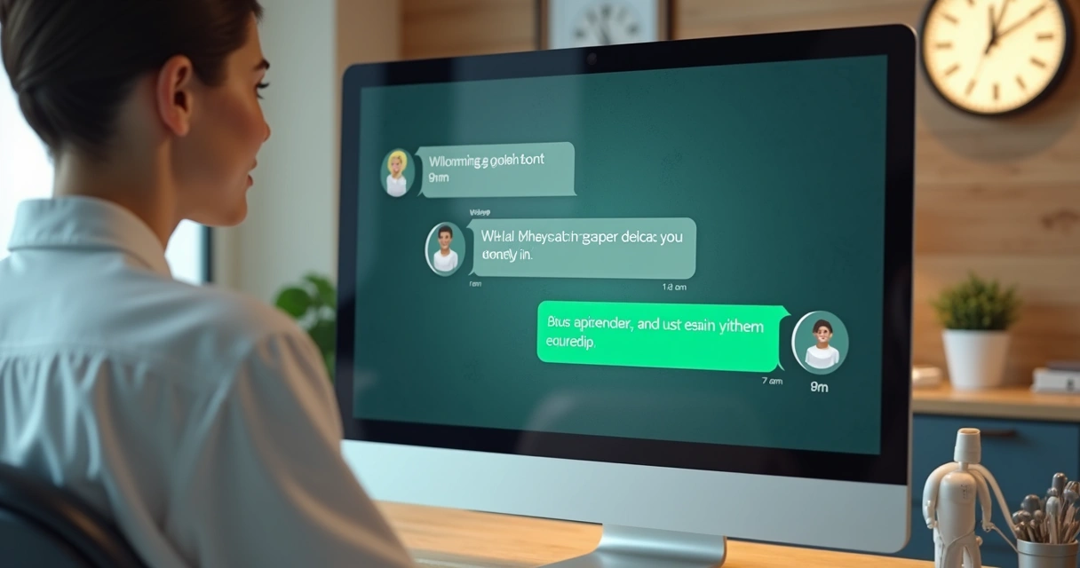 Mensagem automática de lembrete para consulta agendada