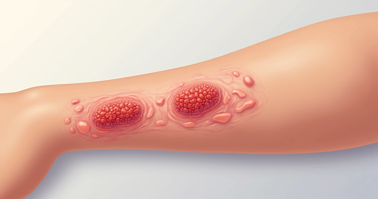Critérios diagnósticos e tratamento das micobactérias não tuberculosas 2 Lesão cutânea avermelhada e ulcerada no braço de paciente com infecção por micobactéria