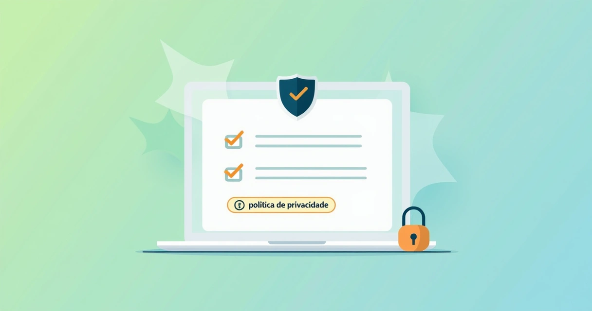 Checkbox de consentimento LGPD ao lado de formulário 