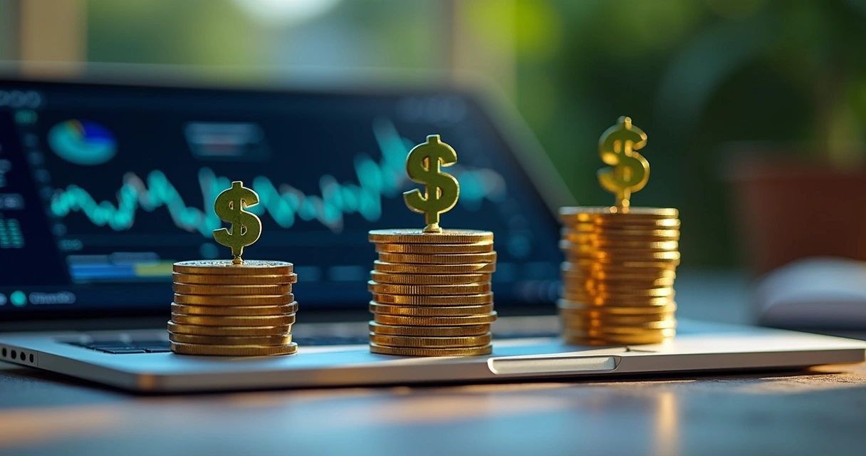 Simulação de comparativo de custos com moedas e dashboards 